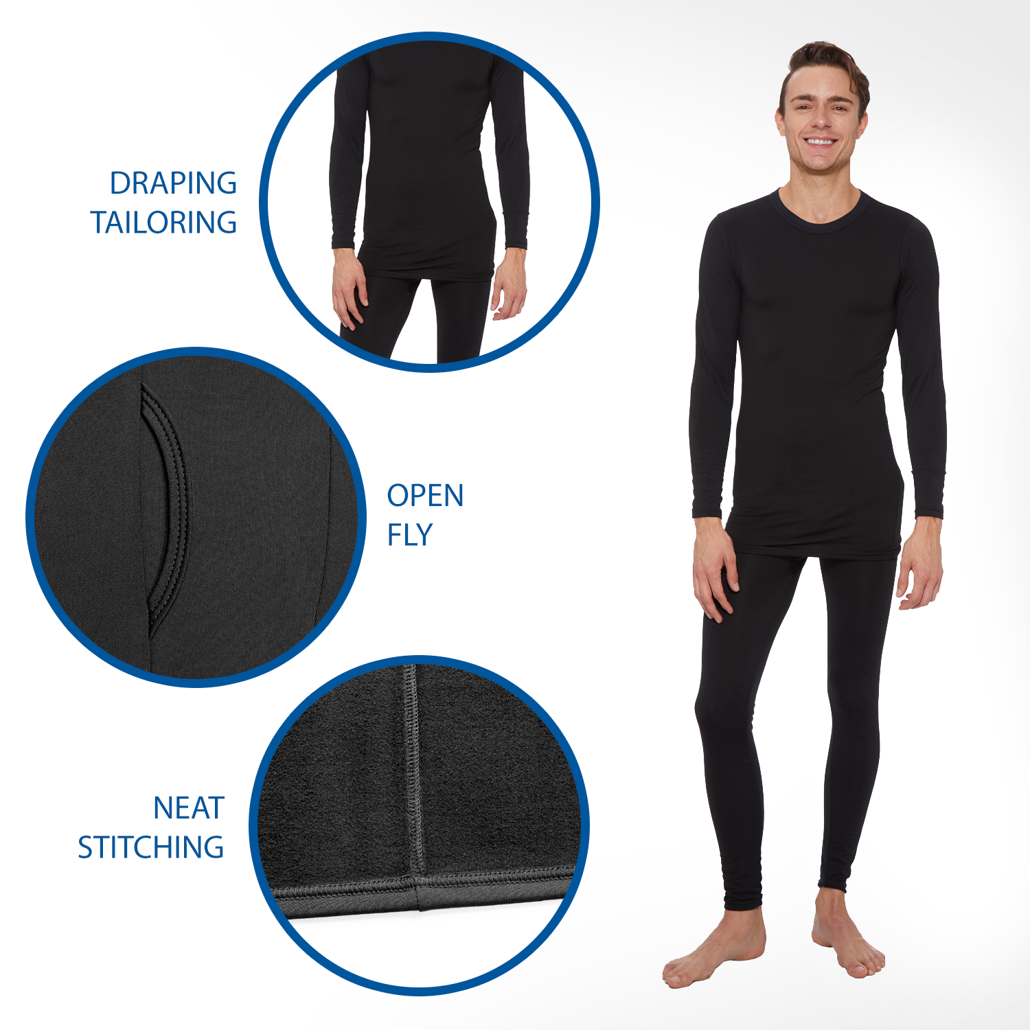 Rocky men's heavyweight fleece thermal underwear discount