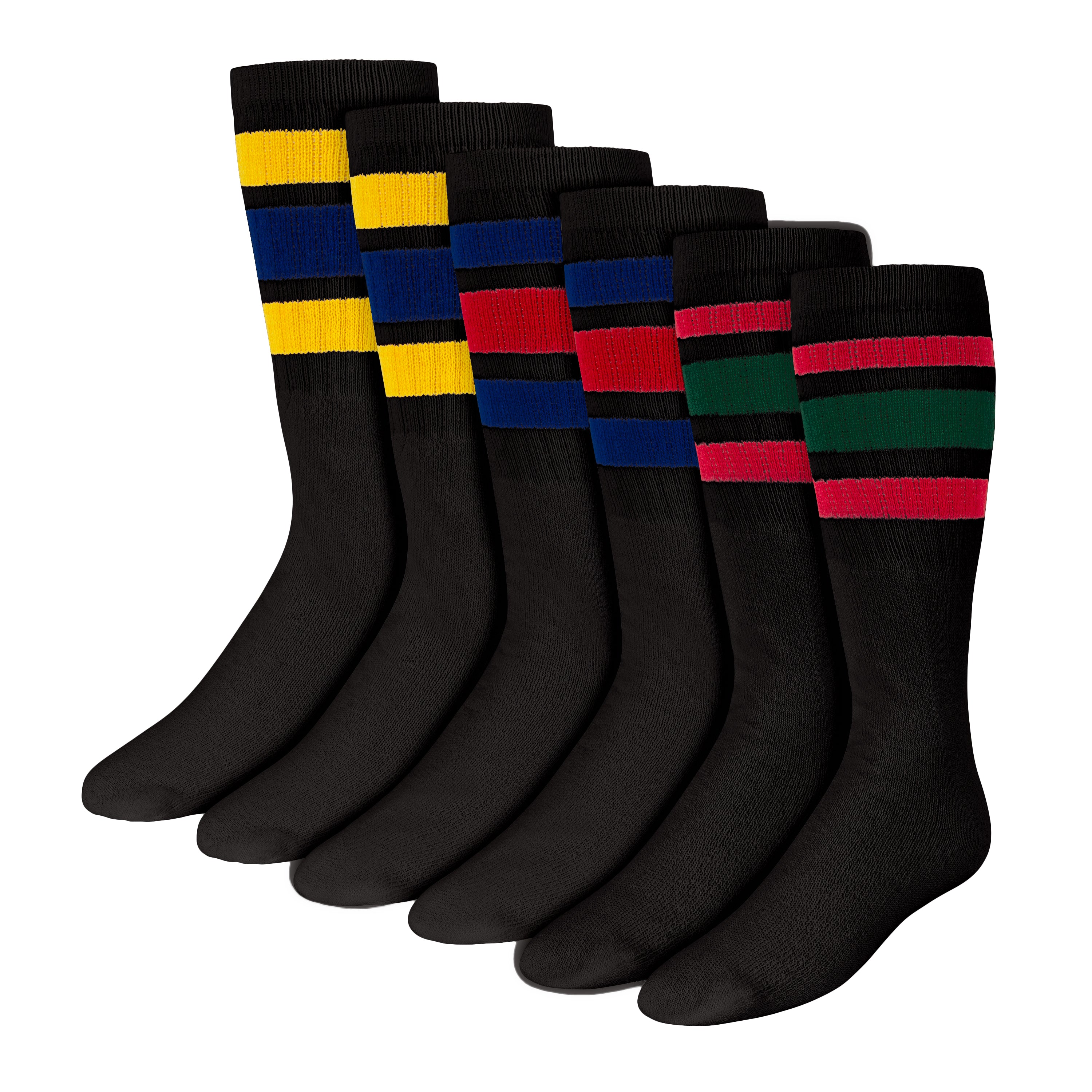 Boys 16" Tube Socks (6-Pair)