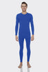 Rocky Midweight Fleece Lined Thermal Underwear for Men - Rocky Winter Gear- Blue