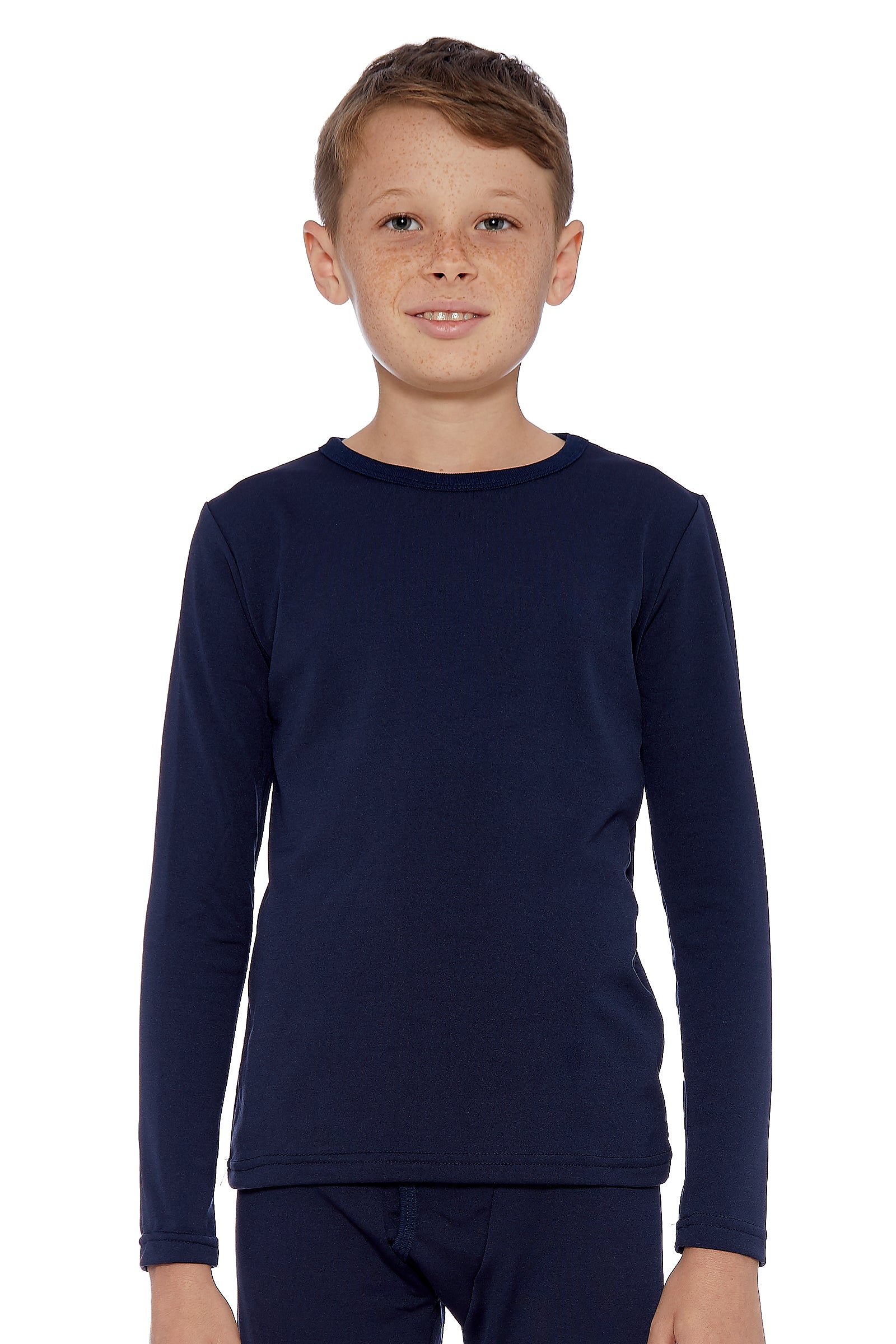 Boys Solid Thermal Top