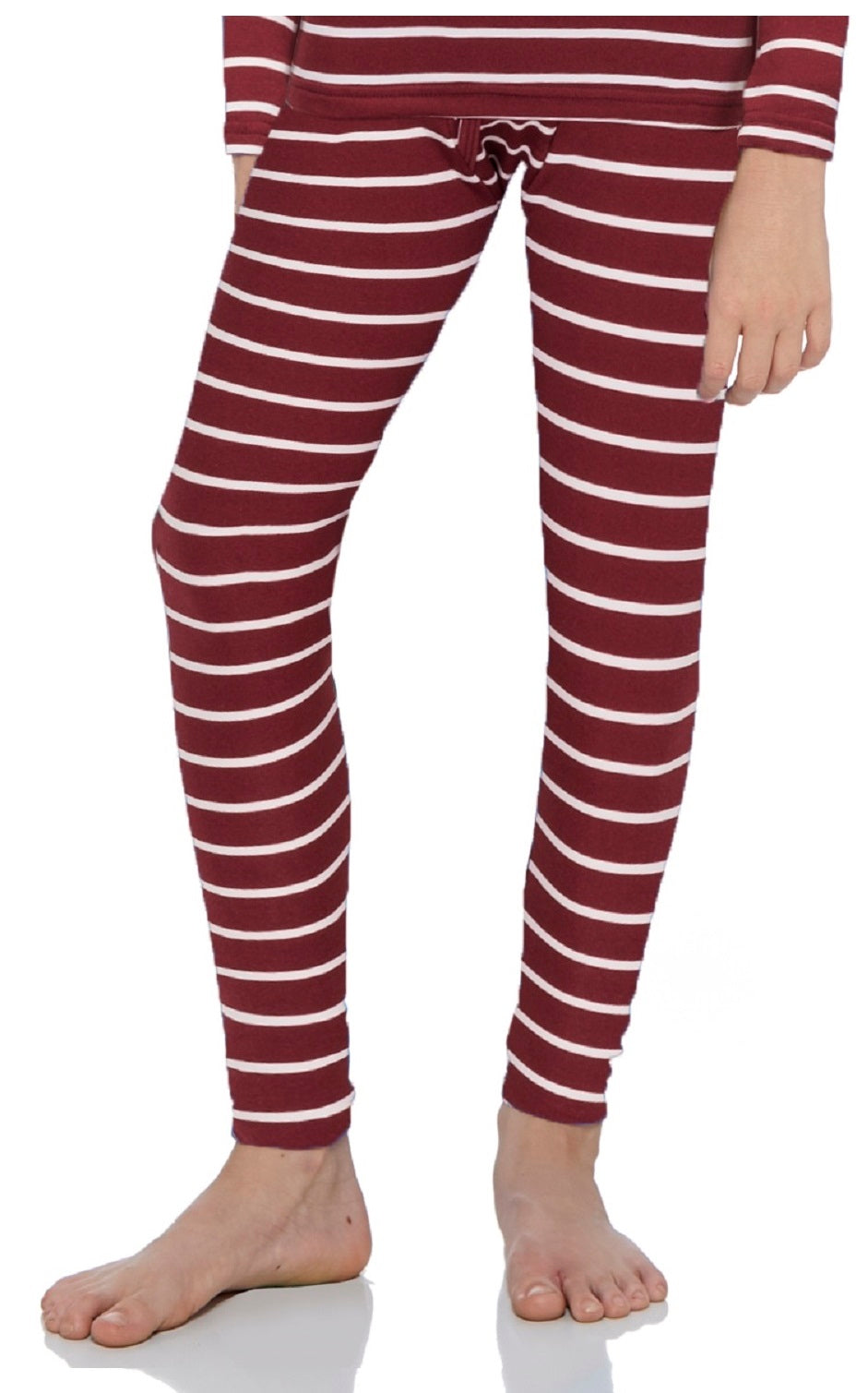 Boys Striped Thermal Bottoms