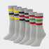 Women's 16" Striped Tube Socks - (6-Pair)
