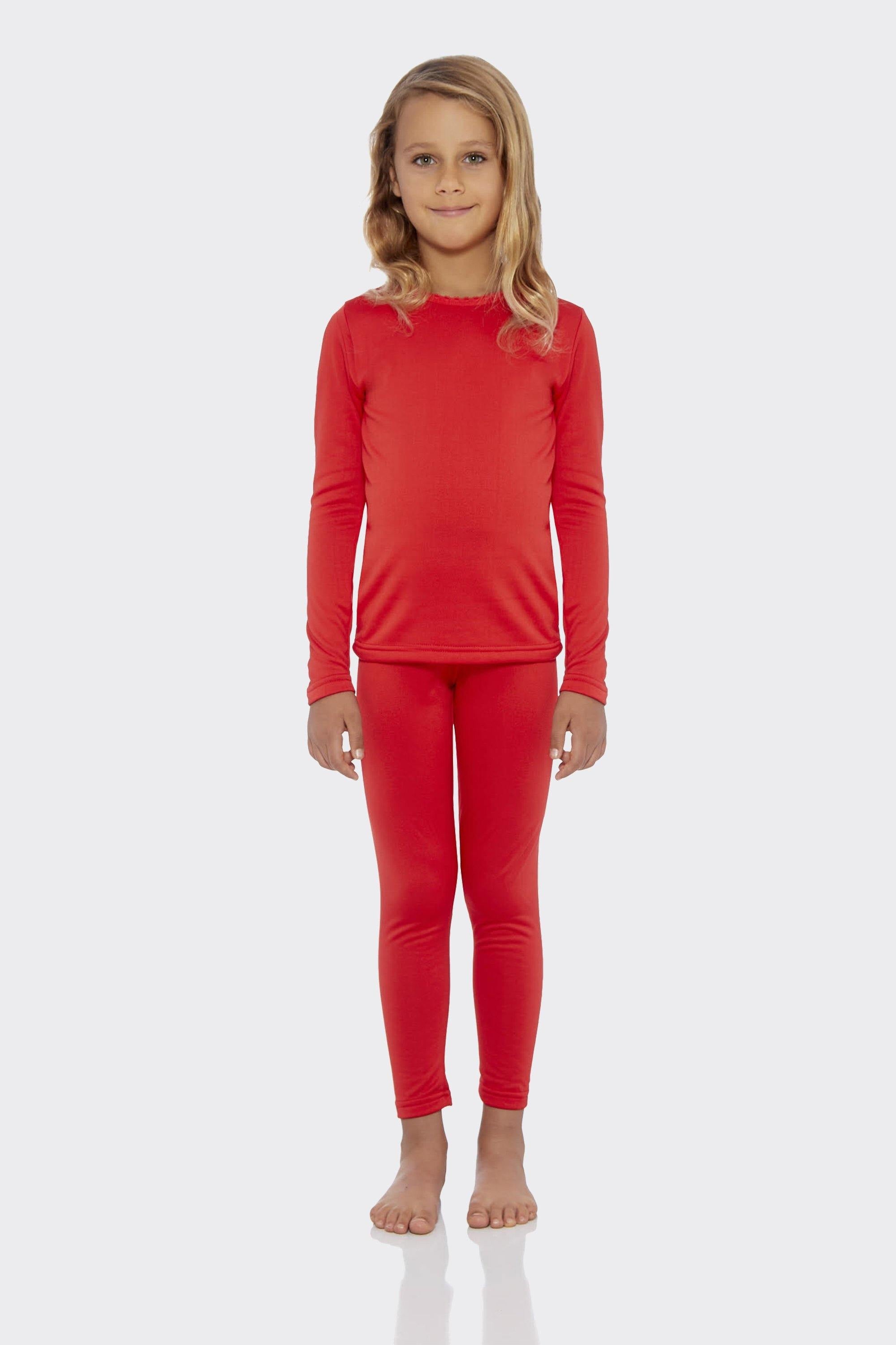 Girls Solid Thermal Set