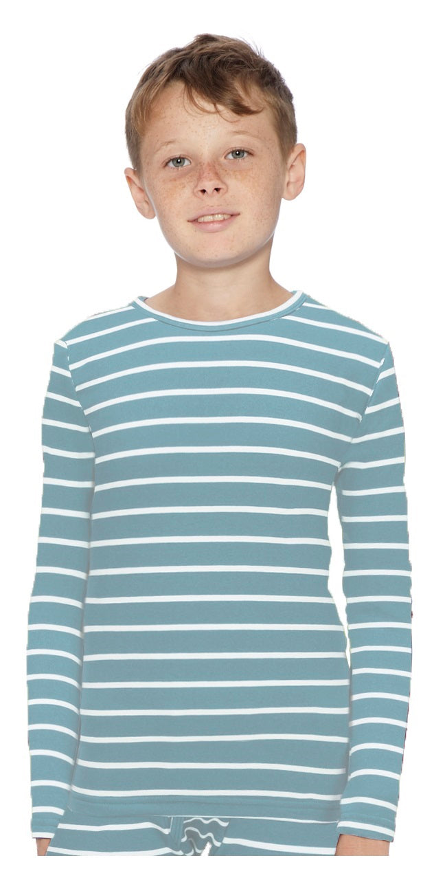 Boys Striped Thermal Top