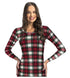 Women's Plaid Series Thermal Top